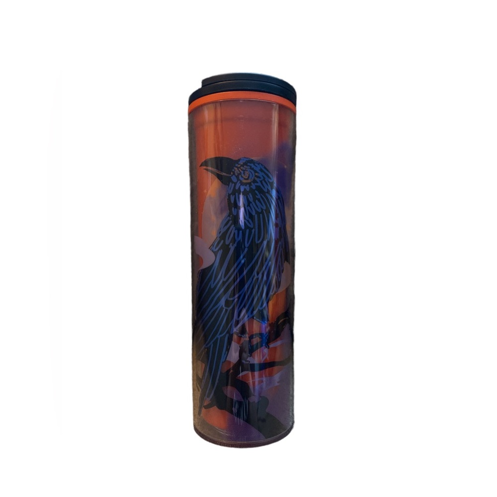 Starbucks Chapter 2 Fall Halloween 2022 Campfire Raven Travel Tumbler 16 fl oz